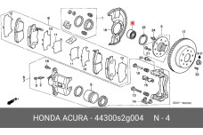 HONDA 44300-S2G-004