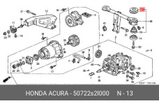 HONDA 50722-S2L-000