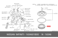 NISSAN 16546-01B00