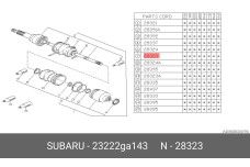 SUBARU 23222-GA143