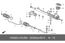 HONDA 53540-SV4-013