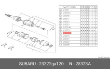 SUBARU 23222-GA120