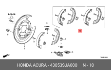 HONDA 43053-SJA-000