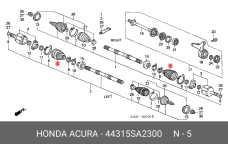 HONDA 44315-SA2-300