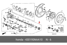 HONDA 43019-SNA-A10
