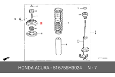 HONDA 51675-SH3-024