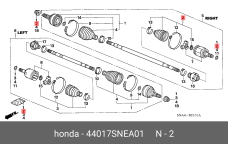 HONDA 44017-SNE-A01