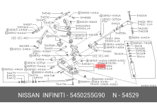 NISSAN 54502-55G90