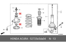 HONDA 52725-S5D-A04