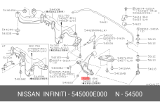 NISSAN 54500-0E000
