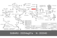 SUBARU 20204-AG01A