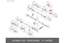HYUNDAI / KIA 49582-2W080