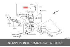 NISSAN 16546-JG70A