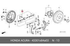 HONDA 43301-S84-A03