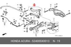 HONDA 52400-SX0-013