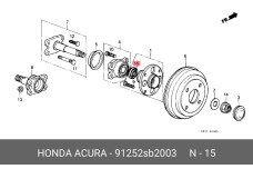 HONDA 91252-SB2-003