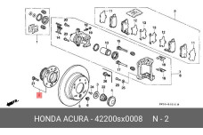 HONDA 42200-SX0-008