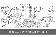 HONDA 17040-S84-A02