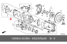 HONDA 45022-TF0-Y00