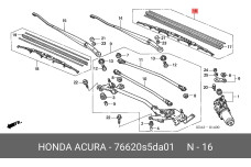 HONDA 76620-S5D-A01