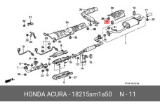 HONDA 18215-SM1-A50