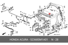 HONDA 52368-SM1-A01