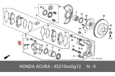 HONDA 45210-SS0-G12