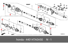 HONDA 44014-TA0-A50