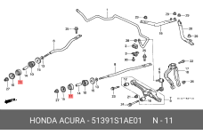HONDA 51391-S1A-E01