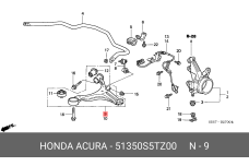 HONDA 51350-S5T-Z00