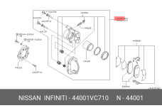 NISSAN 44001-VC710