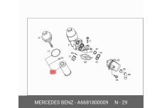 MERCEDES-BENZ A 668 180 00 09