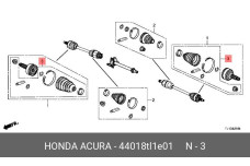 HONDA 44018-TL1-E01
