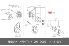 NISSAN 41001-17C02