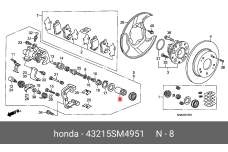 HONDA 43215-SM4-951