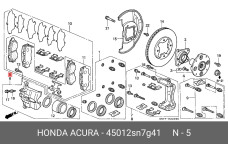 HONDA 45012-SN7-G41