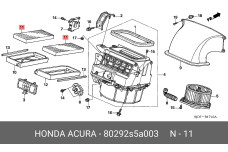 HONDA 80292-S5A-003