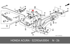 HONDA 52393-SH3-004