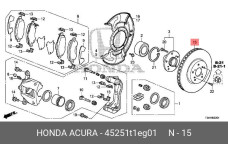 HONDA 45251-T1E-G01