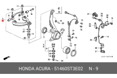 HONDA 51460-ST3-E02