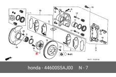 HONDA 44600-S5A-J00