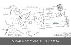 SUBARU 20202-XA01A