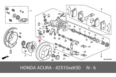 HONDA 42510-SEL-T50