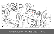 HONDA 44300-S1A-E01
