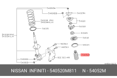NISSAN 54052-0M811