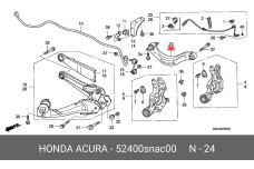 HONDA 52400-SNA-C00