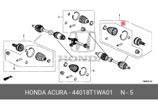 HONDA 44018-T1W-A01