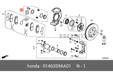 HONDA 01463-S9A-A01