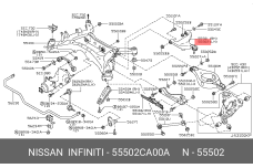 NISSAN 55502-CA00A