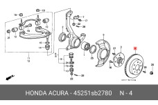 HONDA 45251-SB2-780
